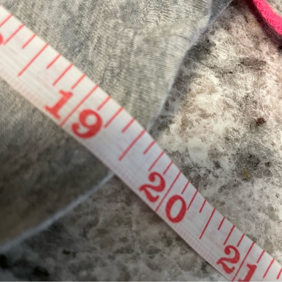 Aritzia Sunday Best Heather Gray Tee with Flame Embroidery Women’s XS - Picture 5 of 6